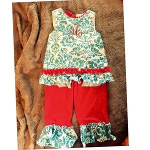 Le Za Me girls pant set